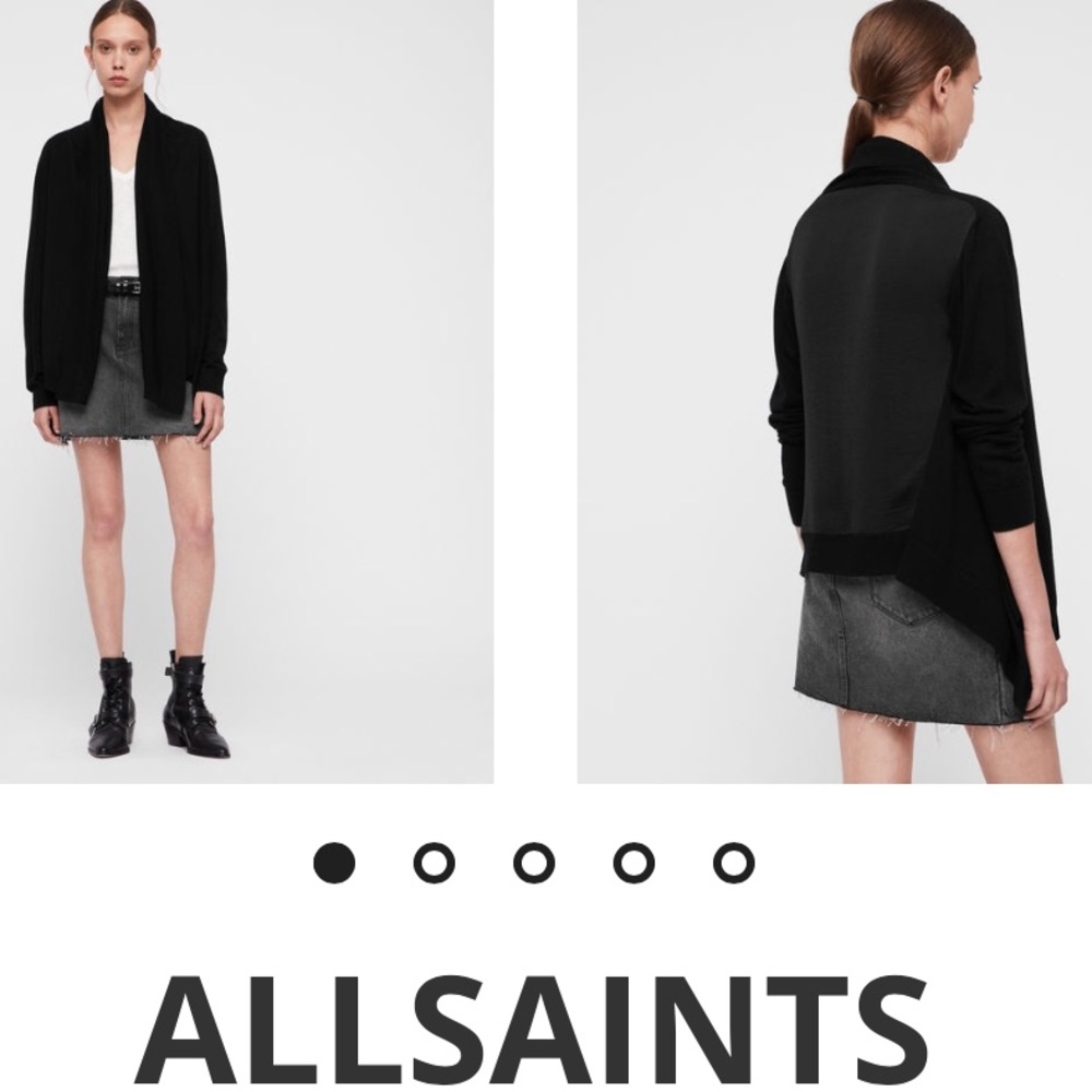 All Saints black cardigan